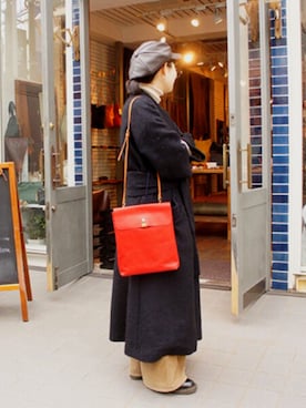 「TIDEWAY（タイドウェイ）のアイテム（バッグ）」を使った、TIDEWAYさん（レディース・160cm）の春コーディネート