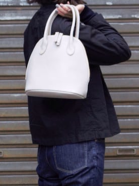 「アイテム（ボストンバッグ、グレー系）」を使った、TIDEWAYさん（レディース・163cm）の夏コーディネート