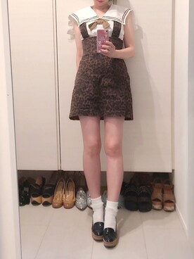 「Saint Laurent（サンローラン）のアイテム」を使った、ayumi watanabeさん（レディース・156cm）の夏コーディネート