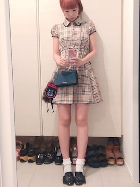 miu miuのパンプスを使った人気ファッションコーディネート