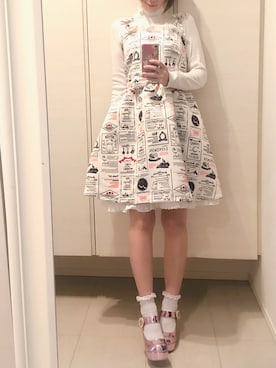 「ネコ」｜「アイテム（パンプス）」を使った、ayumi watanabeさん（レディース・156cm）の冬コーディネート