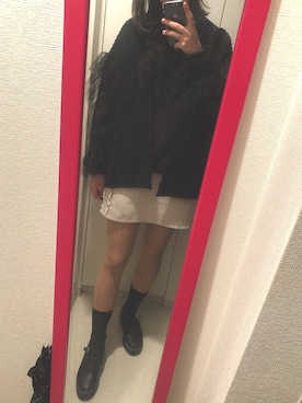 「原宿」｜「アイテム（パンプス）」を使った、myheartislikeamuscleさん（レディース・171cm）の冬コーディネート