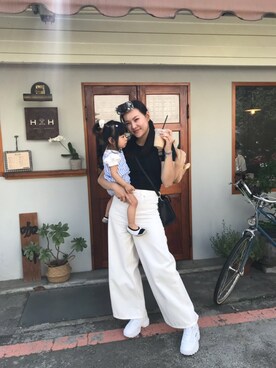 「baby girl」｜加貝此木さん（レディース・163cm）の秋コーディネート