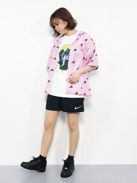 「GOOD SPEED（グッドスピード）のアイテム」を使った、ENAさん（レディース・162cm）の春コーディネート