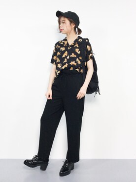 「IamI in fact…」｜「アイテム（パンツ）」を使った、ENAさん（レディース・162cm）の春コーディネート