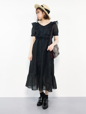 「JILL STUART（ジルスチュアート）のアイテム（帽子）」を使った、ENAさん（レディース・162cm）の春コーディネート