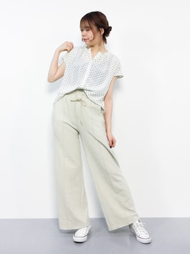 「La TOTALITE（ラトータリテ）のアイテム」を使った、ENAさん（レディース・162cm）の春コーディネート