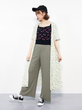 「apres jour（アプレジュール）のアイテム（その他トップス）」を使った、ENAさん（レディース・162cm）の春コーディネート