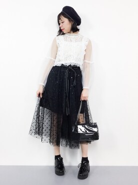 「LA ROCCA（ラロッカ）のアイテム」を使った、ENAさん（レディース・162cm）の夏コーディネート