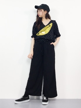 「PINE FORT（パインフォート）のアイテム」を使った、ENAさん（レディース・162cm）の夏コーディネート