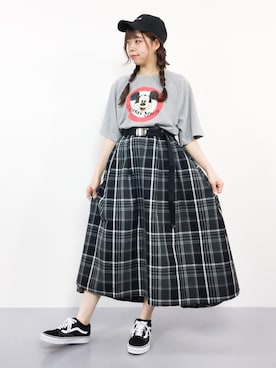「ミッキー」｜ENAさん（レディース・162cm）の夏コーディネート
