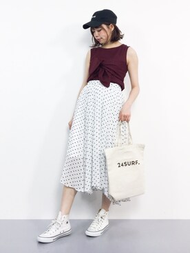 ENAさん（レディース・162cm）の夏コーディネート