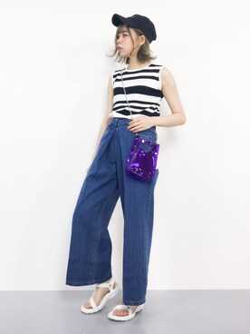 ENAさん（レディース・162cm）の夏コーディネート