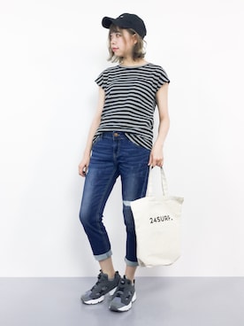 ENAさん（レディース・162cm）の夏コーディネート