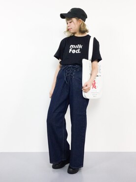 「Primazel（プリマゼル）のアイテム」を使った、ENAさん（レディース・162cm）の夏コーディネート