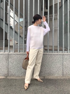 林（hayashi）さん（レディース・163cm）の夏コーディネート