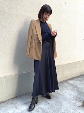 林(hayashi)さん(レディース・163cm)の秋コーディネート