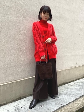 林（hayashi）さん（レディース・163cm）の秋コーディネート