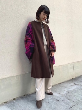 林（hayashi）さん（レディース・163cm）の秋コーディネート