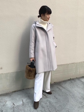 林（hayashi）さん（レディース・163cm）の冬コーディネート