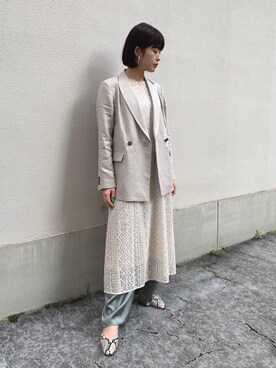 林（hayashi）さん（レディース・163cm）の冬コーディネート