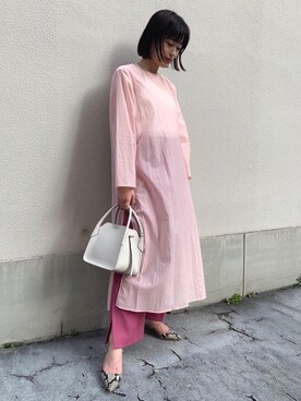 「UNITED ARROWS（ユナイテッドアローズ）のアイテム（ピアス（両耳用））」を使った、林（hayashi）さん（レディース・163cm）の冬コーディネート