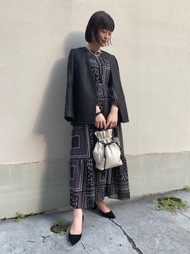 林(hayashi)さん(レディース・163cm)の冬コーディネート