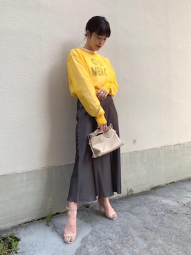 「DECKE（デッケ）のアイテム」を使った、林（hayashi）さん（レディース・163cm）の春コーディネート