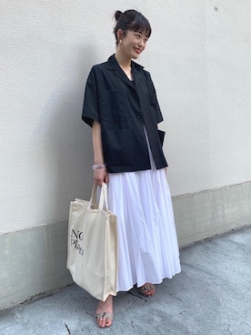 林(hayashi)さん(レディース・163cm)の夏コーディネート