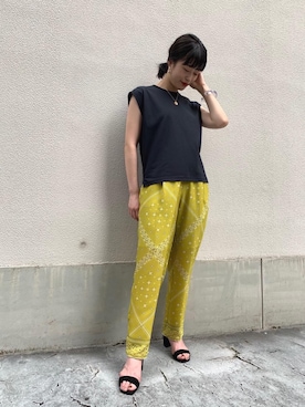 林（hayashi）さん（レディース・163cm）の夏コーディネート