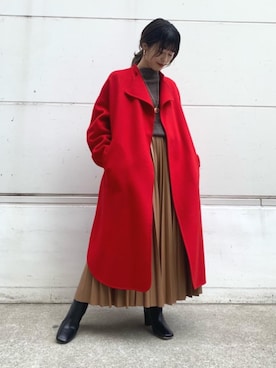 林（hayashi）さん（レディース・163cm）の冬コーディネート