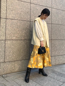 林（hayashi）さん（レディース・163cm）の冬コーディネート