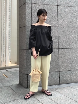 「ASTRAET（アストラット）のアイテム（パンツ）」を使った、林（hayashi）さん（レディース・163cm）の春コーディネート