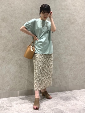 林（hayashi）さん（レディース・163cm）の夏コーディネート