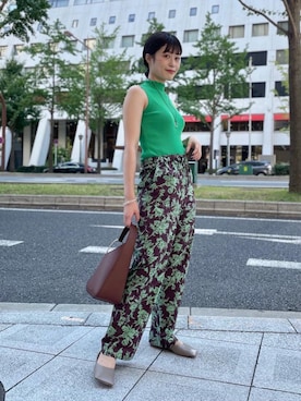 林（hayashi）さん（レディース・163cm）の夏コーディネート