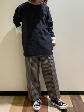 「アパレルスタッフ」｜「アイテム（その他）」を使った、おでんさん（レディース・153cm）の夏コーディネート