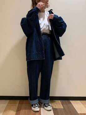 「スタイリング」｜「アイテム（その他）」を使った、おでんさん（レディース・153cm）の秋コーディネート