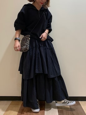 「スタイリング」｜「アイテム（その他）」を使った、おでんさん（レディース・153cm）の秋コーディネート
