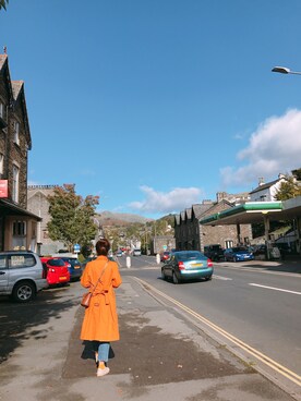 「Genuine（ジェニュイン）のアイテム」を使った、_yyywさん（レディース・164cm）の秋コーディネート