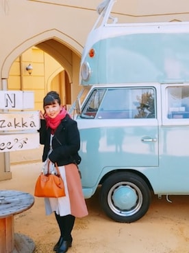 「CECIL McBEE（セシルマクビー）のアイテム（ワンピース/ドレス）」を使った、恵麻さん（レディース・153cm）の冬コーディネート