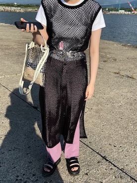 「アイテム（ワンピース/ドレス）」を使った、kyokoさん（レディース・164cm・10代）の夏コーディネート
