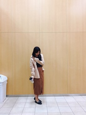 かさん（レディース・167cm）の秋コーディネート