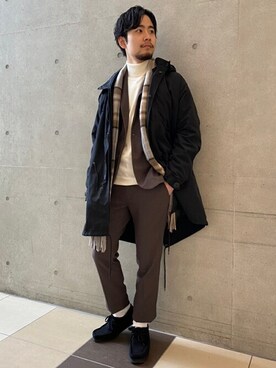 モッズコートを使った ビジネススタイル の人気ファッションコーディネート Wear