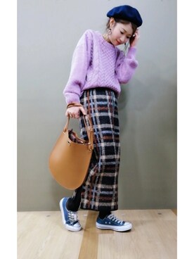 mikiさん（レディース・163cm）の冬コーディネート