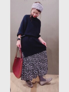 mikiさん（レディース・163cm）の冬コーディネート