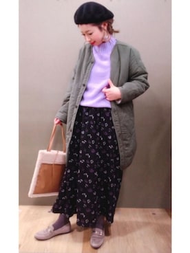 mikiさん（レディース・163cm）の冬コーディネート