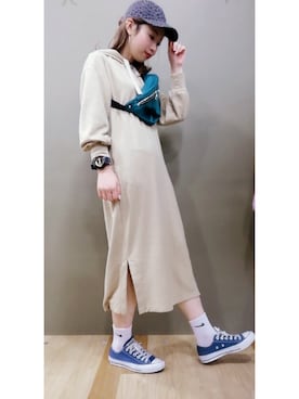 「キヤップ」｜mikiさん（レディース・163cm）の冬コーディネート