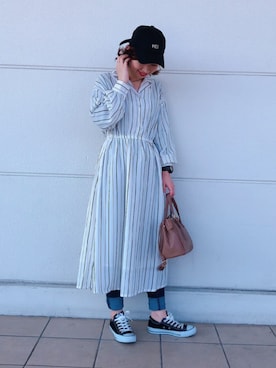 「MEI（メイ）のアイテム」を使った、mikiさん（レディース・163cm）の春コーディネート