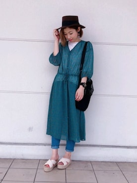 mikiさん（レディース・163cm）の夏コーディネート