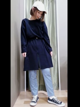 「MEI（メイ）のアイテム」を使った、mikiさん（レディース・163cm）の春コーディネート